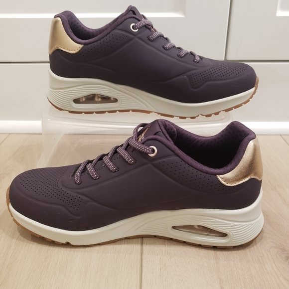 Skechers Street Shimmer Away Sneakers Sz 7.5 - Picture 4 of 13